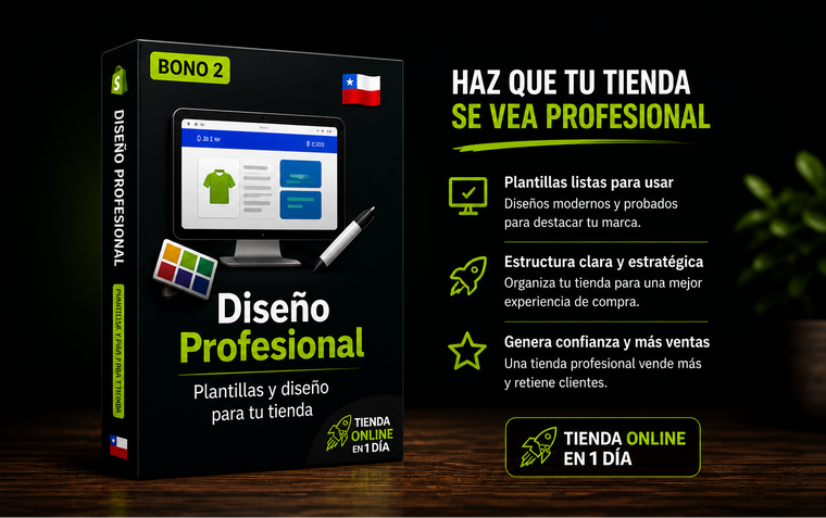 Haz que tu tienda se vea profesional desde el primer día