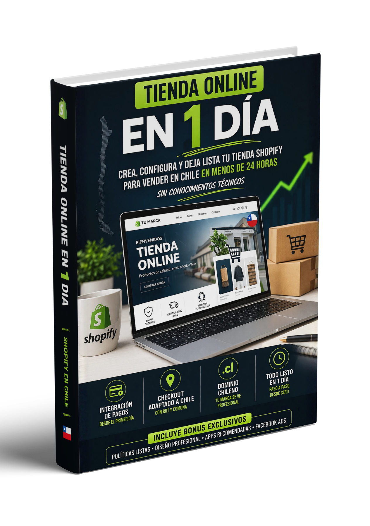 Tienda Online en 1 Día (Shopify Chile) + 4 Bonus Incluidos